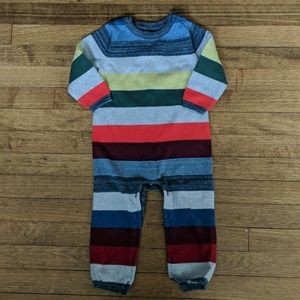 Gap crazy stripe sweater romper